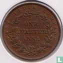 Inde britannique ¼ anna 1858 (type 2) - Image 2