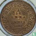 Brits-Indië 1/12 anna 1891 - Afbeelding 1