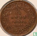 Brits-Indië 1/12 anna 1882 - Afbeelding 1