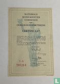 Certificaat van 1 cm2 van het Damplantsoen  - Image 3