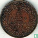 Brits-Indië 1/12 anna 1898 - Afbeelding 1