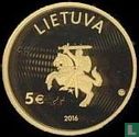 Litouwen 5 euro 2016 (PROOF) "Lithuanian science physics" - Afbeelding 1