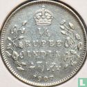 British India ¼ rupee 1907 - Image 1