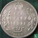British India 1 rupee 1907 (Calcutta) - Image 1