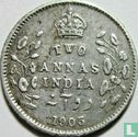 Brits-Indië 2 annas 1903 - Afbeelding 1