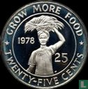 Liberia 25 cents 1978 (PROOF) "FAO" - Afbeelding 1