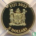 Fiji 5 dollars 2022 (PROOF) "100th anniversary Lincoln Memorial" - Image 1