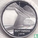 Switzerland 20 francs 2016 "Inauguration of the Gotthard base tunnel" - Image 2