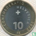 Zwitserland 10 francs 2022 "Morteratsch glacier"