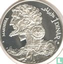 Tunisia 1 dinar 1969 (PROOF - with FM) "Masinissa - Amazigh King" - Image 2