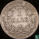 Duitse Rijk 1 mark 1876 (H) - Afbeelding 1