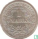 Empire allemand 1 mark 1876 (C) - Image 1