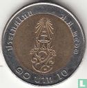 Thailand 10 baht 2020 (BE2563) - Afbeelding 1