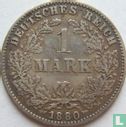 Empire allemand 1 mark 1880 (J) - Image 1