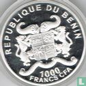 Bénin 1000 francs 2014 (PROOFLIKE) "Elephant of Benin" - Image 2