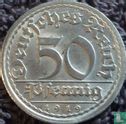 Empire allemand 50 pfennig 1919 (J) - Image 1