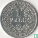 Empire allemand 1 mark 1885 (G) - Image 1