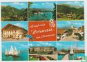 Bernau am Chiemsee Rosenheim Bayern Ansichtskarten, Bavaria Multiview Postcard - Afbeelding 1