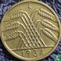 Duitse Rijk 10 reichspfennig 1934 (E) - Afbeelding 1