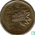 Mexico 5 pesos 1982 "Quetzalcoatl" - Image 1