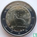 Estland 2 euro 2021 "The Estonian national animal - The wolf" - Afbeelding 1