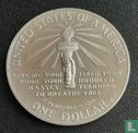 Verenigde Staten 1 dollar 1986 (PROOF - kleurloos) "Centenary of the Statue of Liberty" - Afbeelding 2
