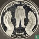 Polen 10 zlotych 1998 (PROOF) "50th anniversary Universal declaration of human rights" - Afbeelding 2