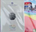 United Kingdom 50 pence 2022 (folder - colourless) "50th anniversary of Pride UK" - Image 1