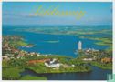 Schleswig an der Schlei Blick auf Schloss Gottorf Schleswig-Holstein Ansichtskarten - Aerial View Postcard - Bild 1