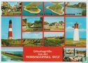 Sylt Nordsee Insel Schleswig-Holstein Deutschland Ansichtskarten - Sylt North Sea Island Germany Lighthouse Postcard - Afbeelding 1