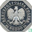 Poland 50000 zlotych 1992 (PROOF) "200th anniversary Order of Military Valour" - Image 1