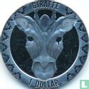 Sierra Leone 1 Dollar 2022 "Giraffe" - Bild 2