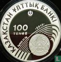 Kazachstan 100 tenge 2013 (PROOF) "2014 Winter Olympics in Sochi" - Afbeelding 1