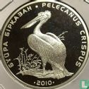 Kazakhstan 500 tenge 2010 (PROOF) "Dalmatian pelican" - Image 1