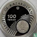 Kazakhstan 100 tenge 2009 (PROOF) "2010 Football World Cup in South Africa" - Image 1