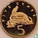 Jamaica 5 cents 1977 (PROOF) - Afbeelding 2