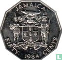 Jamaïque 50 cents 1984 (type 2) - Image 1