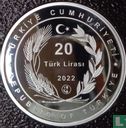 Turkije 20 türk lirasi 2022 (PROOF) "Adnan Menderes" - Afbeelding 1