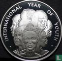 Jamaica 10 dollars 1985 (PROOF) "International Year of Youth" - Image 2