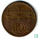 Tchécoslovaquie 10 haleru 1927 - Image 2