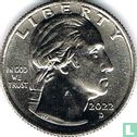 États-Unis ¼ dollar 2022 (D) "Nina Otero-Warren" - Image 1