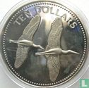 Belize 10 dollars 1979 (BE - cuivre-nickel) "Jabiru" - Image 2