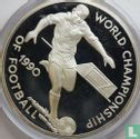 Jamaica 100 dollars 1990 (PROOF) "Football World Cup in Italy" - Image 1