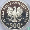 Polen 500 Zlotych 1988 (PP) "1990 Football World Cup in Italy" - Bild 1