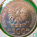 Poland 500 zlotych 1987 (PROOF) "1988 Summer Olympics in Seoul" - Image 1