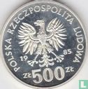 Pologne 500 zlotych 1985 (BE) "40th anniversary of the United Nations" - Image 1