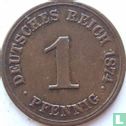 Empire allemand 1 pfennig 1874 (C) - Image 1