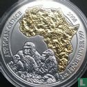 Rwanda 50 francs 2008 (gekleurd) "Gorilla" - Afbeelding 1