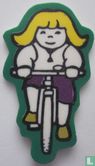 kind op fiets (voorzijde) - Image 1