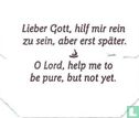Lieber Gott, hilf mir rein zu sein, aber erst später. • O Lord, help me to be pure, but not yet. - Image 1